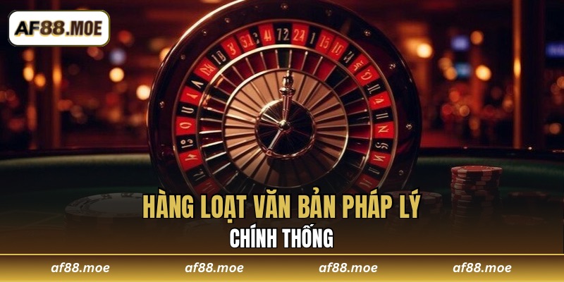 Hàng loạt văn bản pháp lý chính thống