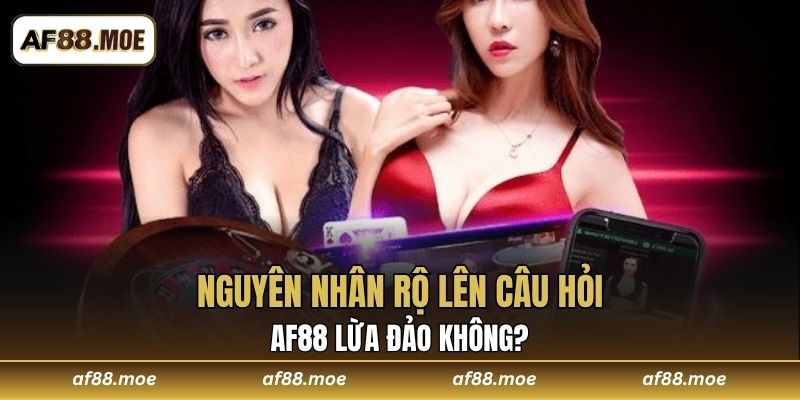 Nguyên nhân rộ lên câu hỏi “AF88 lừa đảo không?”